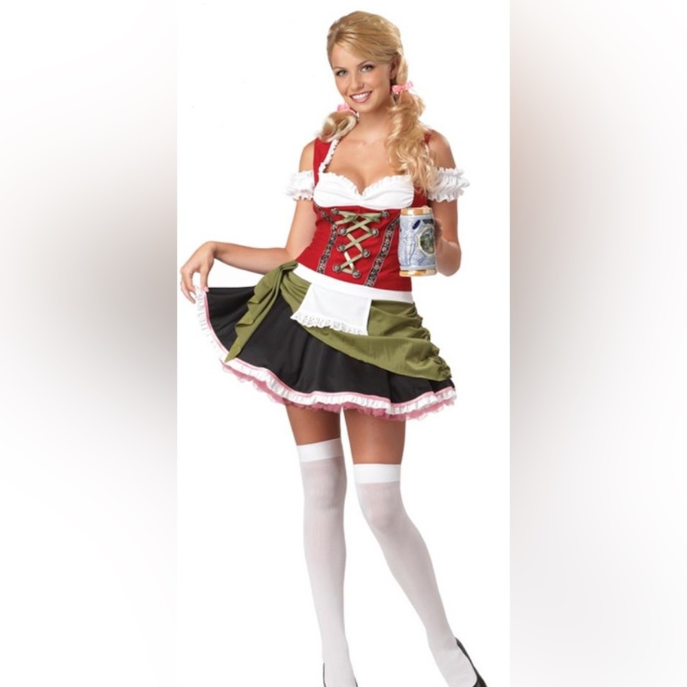 Bavarian Bar Maid Costume (sz small) by California costumes